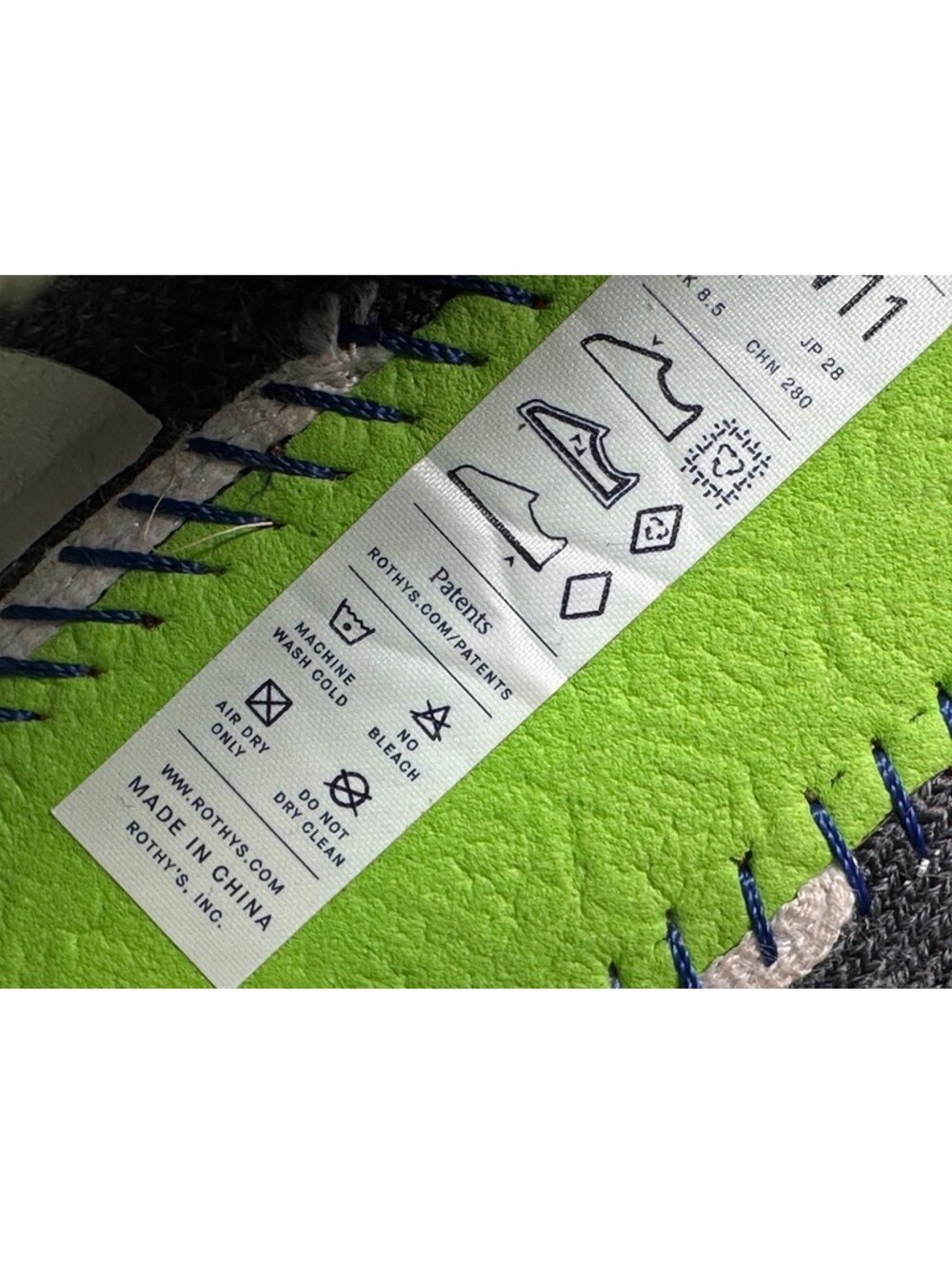 Rothy's Slipper Womens Size 11 The Scuff Gray Merino Wool Casual Slip On Shoes - Picture 15 of 16